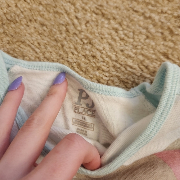 Set Of 3 Childrens Place Girls Pajama Sets Long Sleeve Pants Size 14/16 #G300 - Picture 4 of 4